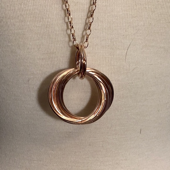Bronze Milor Hoop Necklace - Picture 2 of 15